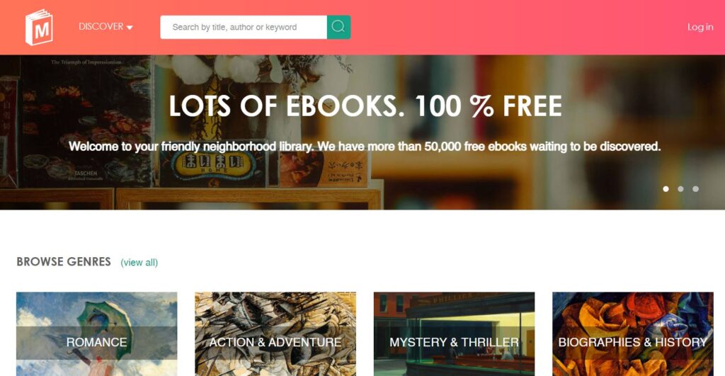ManyBooks Website