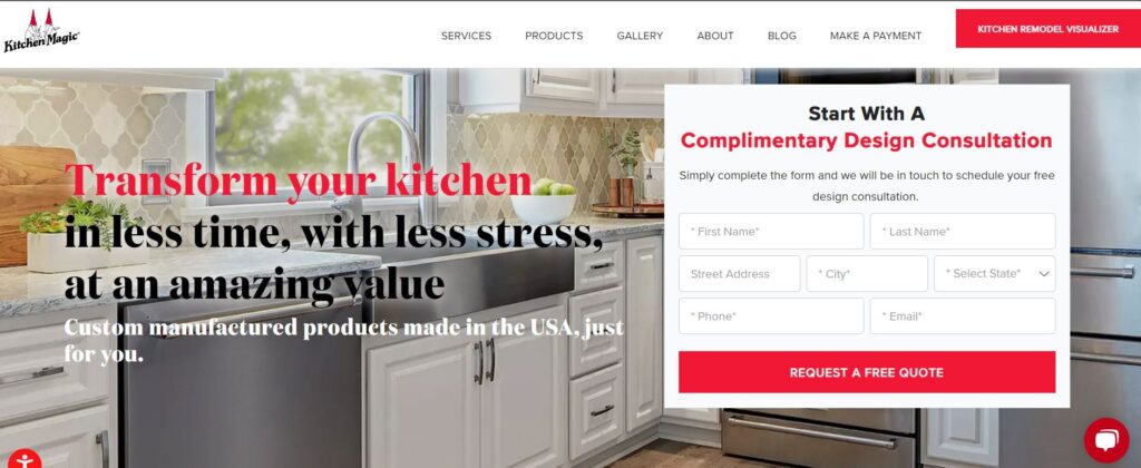 Kitchen Magic Website