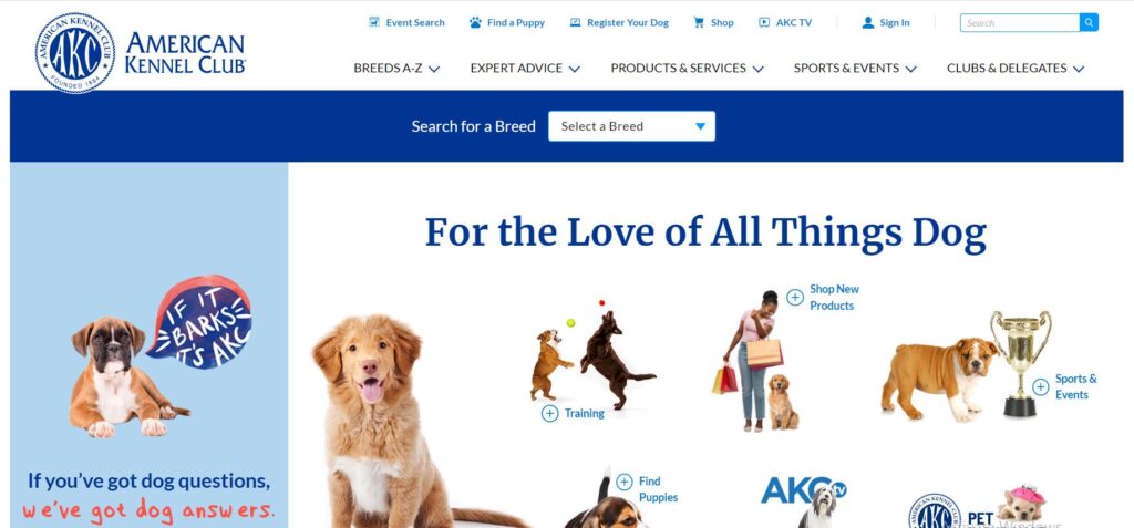 American Kennel Club Website 