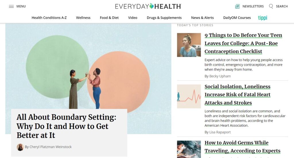 Everyday Health Website